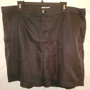 Flat front dress shorts